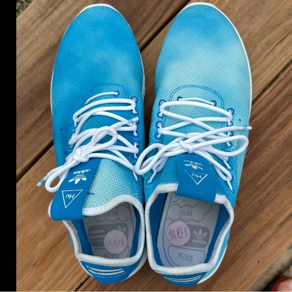 adidas x Pharrell Tennis Hu Holi 'Bright Blue' - Picture 4 of 11